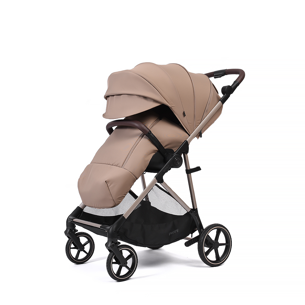 Коляска прогулочная Peppy Amici (Latte) рама Beige