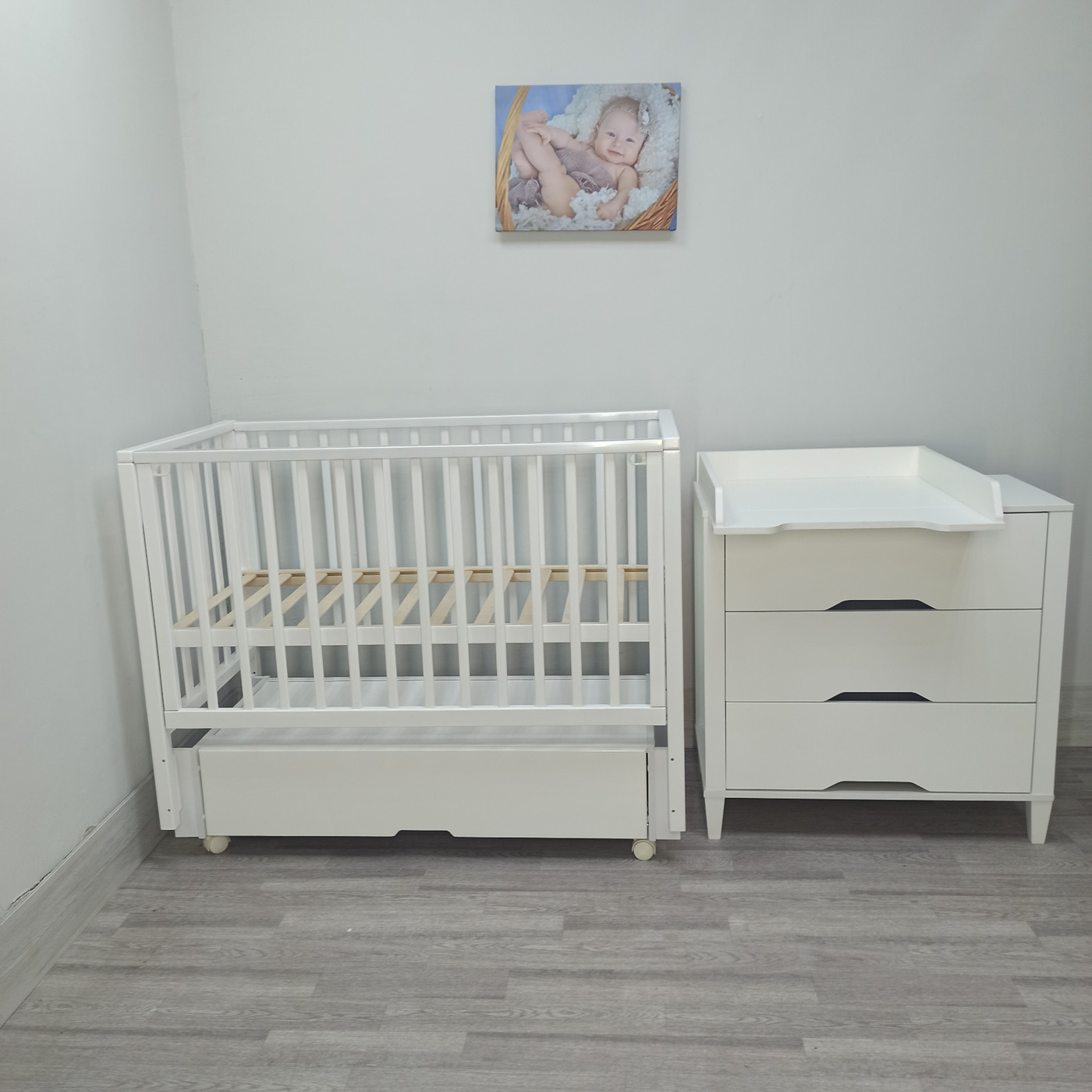 Комод Incanto Hollie 800/3 Белый Снежный