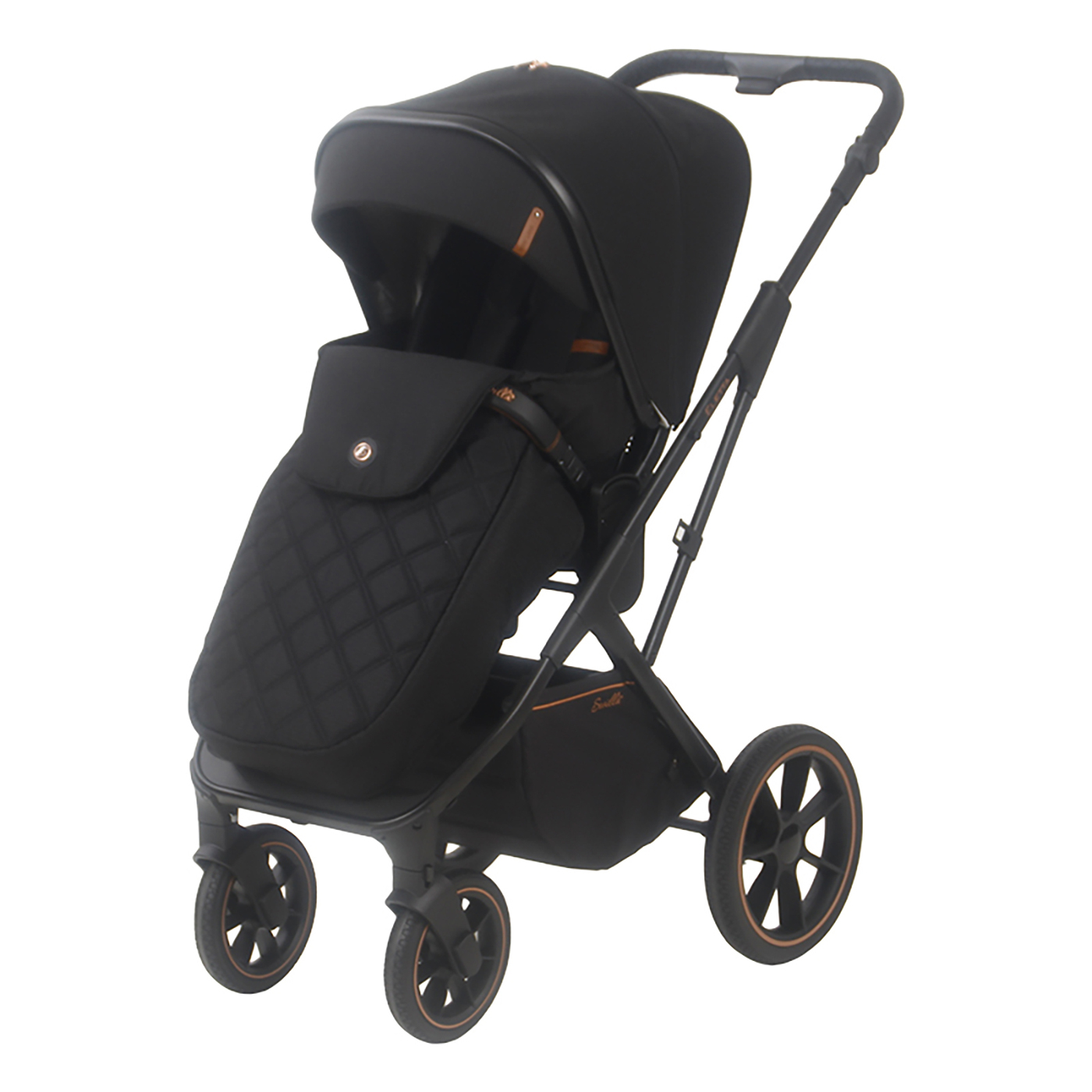 Коляска 2в1 Sevillababy Eletta Night Black