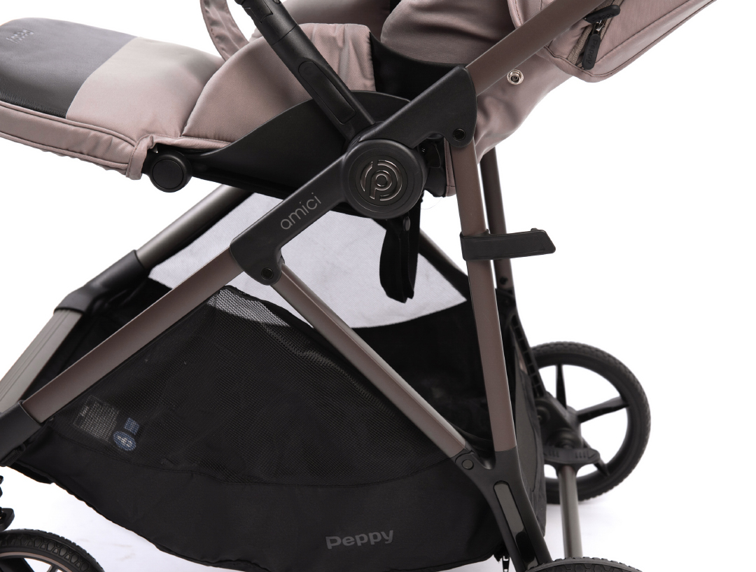 Коляска прогулочная Peppy Amici Sandstone (рама Greige)