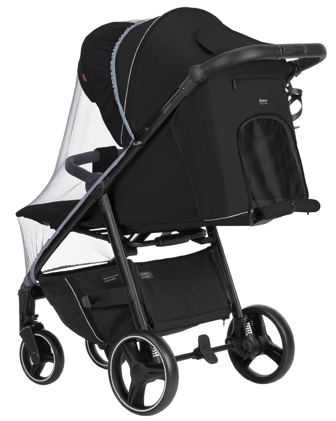Коляска прогулочная Carrello Bravo 8512 Pure Black