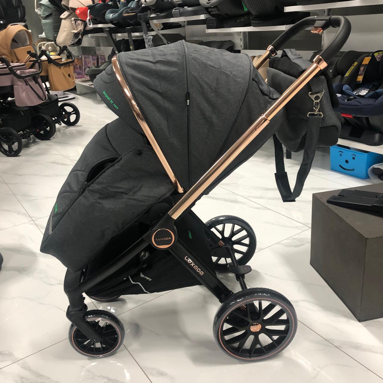 Коляска 2в1 Luxmom 788 Темно-серый