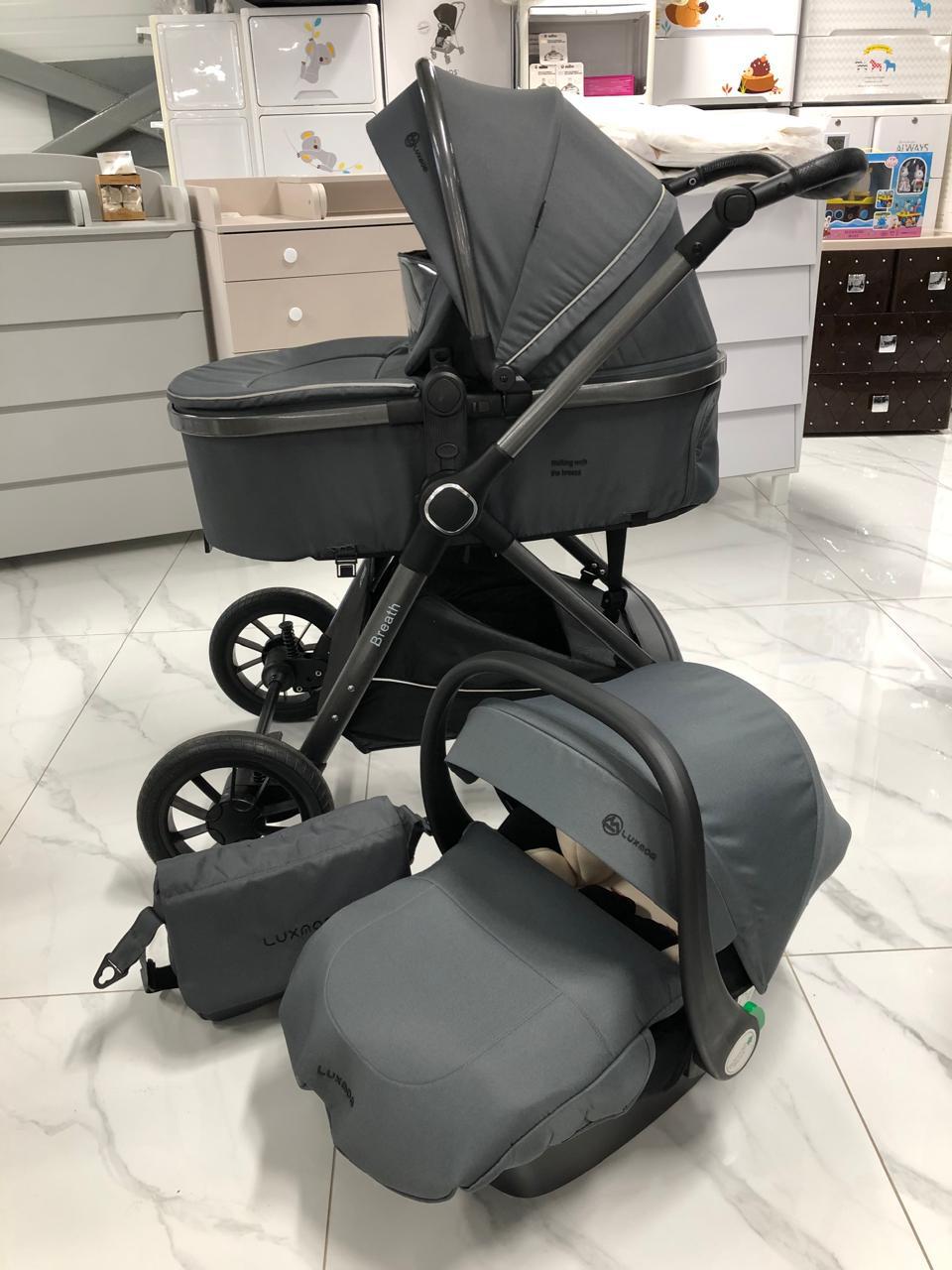 Mодульный трансформер 3в1 Luxmom A4 Серый