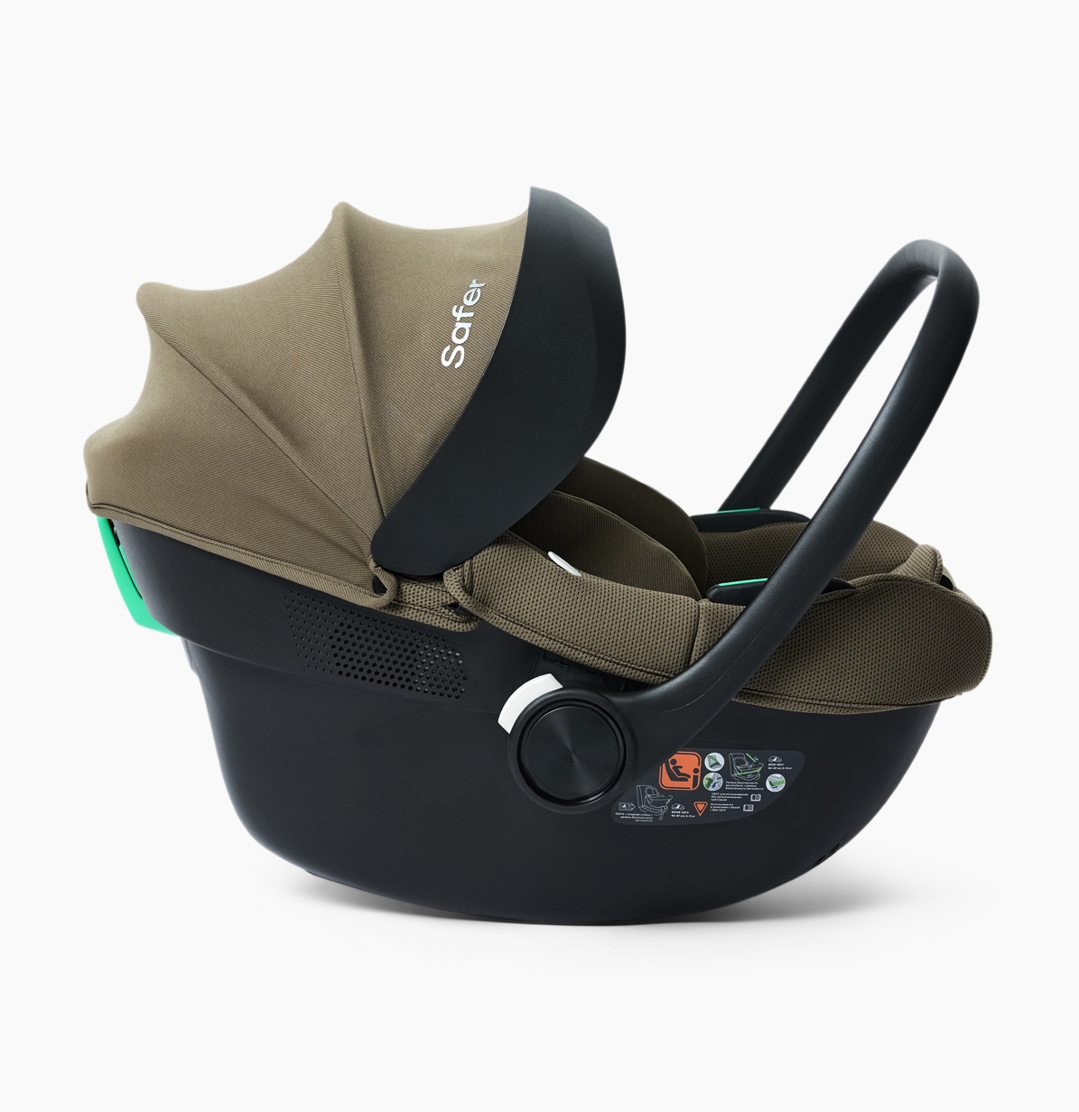 Автолюлька Happy Baby Safer (dark olive)