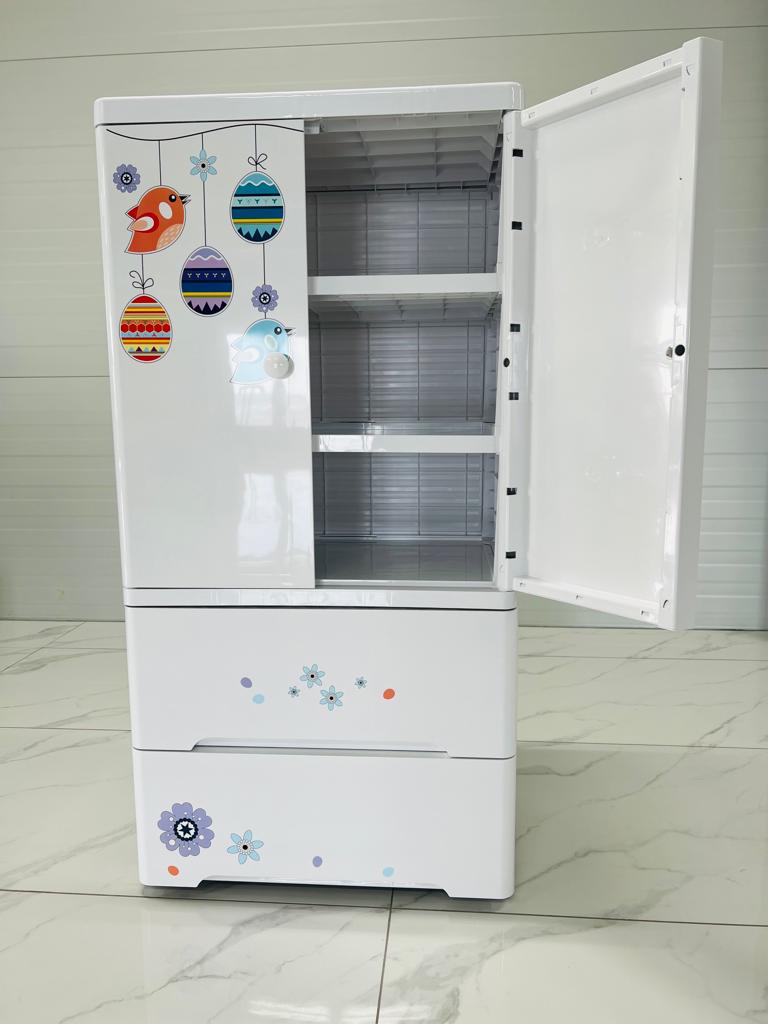 Комод пластиковый "Игрушки" (ящики и полки), SG06С35
