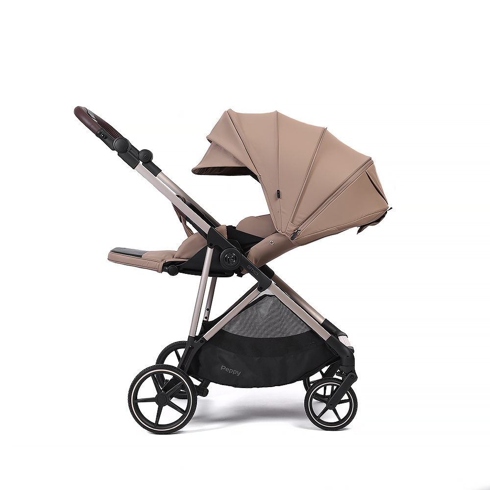 Коляска прогулочная Peppy Amici (Latte) рама Beige